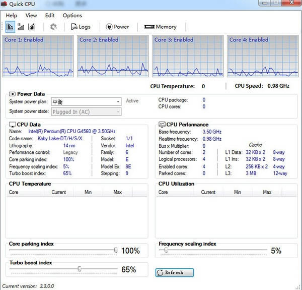 Quick CPUءQuick CPUṩ v3.3.0.0 Ѱ