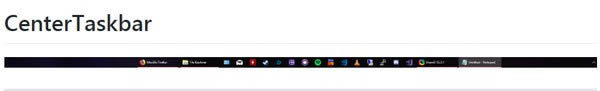 CenterTaskbarءCenterTaskbar(ͼ) v1.3.0.0 ٷ汾