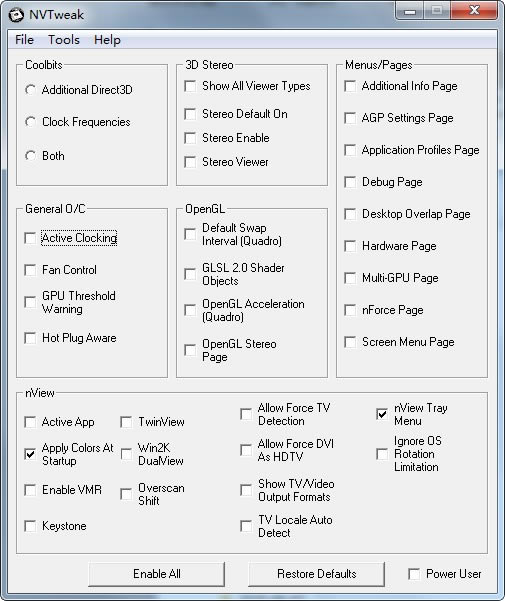NVTweakİءNVTweak(Nڹ) v1.5.2 ٷ汾