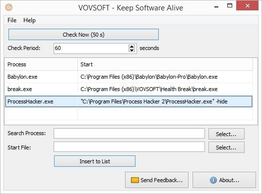 VovSoft Keep Software Aliveٷ汾ءVovSoft Keep Software Alive(б) v1.3 ٷ汾