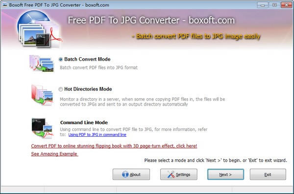 pdfתjpgṩءBoxoft PDF To JPG Converter(PDFת) v1.0 ٷ汾