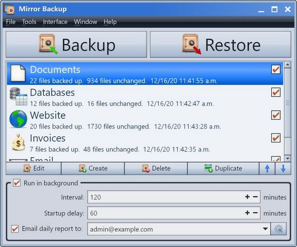 Mirror BackupءMirror Backup(ݹ) v1.1 ٷ汾