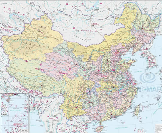 【中国地图高清版大图电子版下载】中国地图高清版大图可放大 v2021 最新版