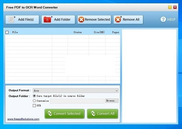 【Free PDF to OCR Word Converter下载】Free PDF to OCR Word Converter(PDF转Word转换器) v1.0 官方版本