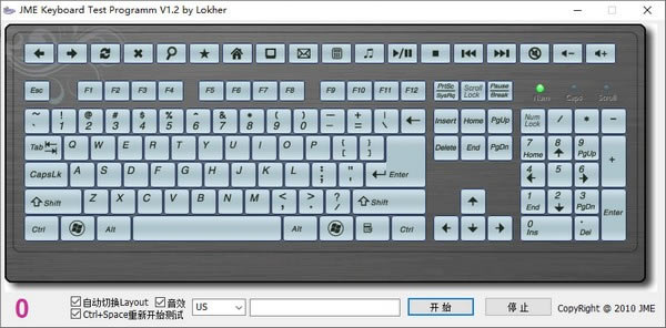 JME Keyboard Test ProgrammءJME Keyboard Test Programm(̼⹤) v1.2 Ѱ