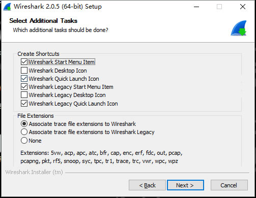 Wiresharkر氲װͼ4