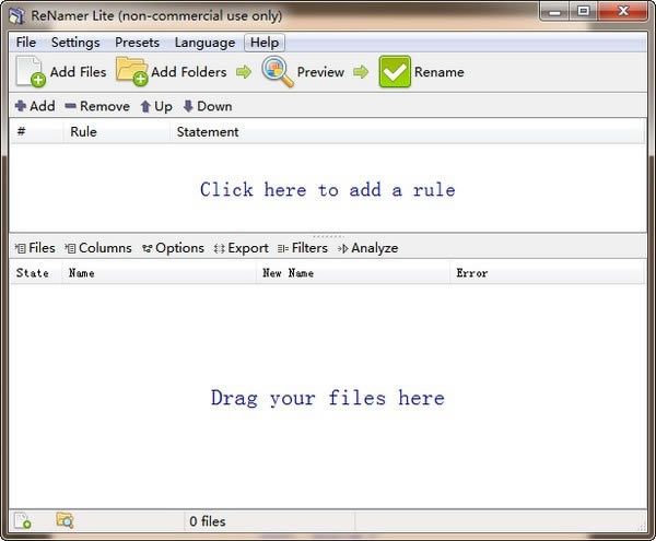 ReNamer Liteٷ汾ءReNamer Lite(ļ) v7.2.0.0 pc