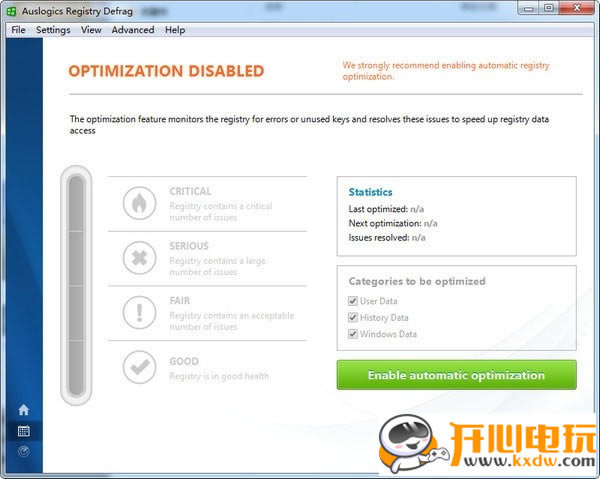 עƬءעƬ(Auslogics Registry Defrag) v12.2.0.1 Ѱ