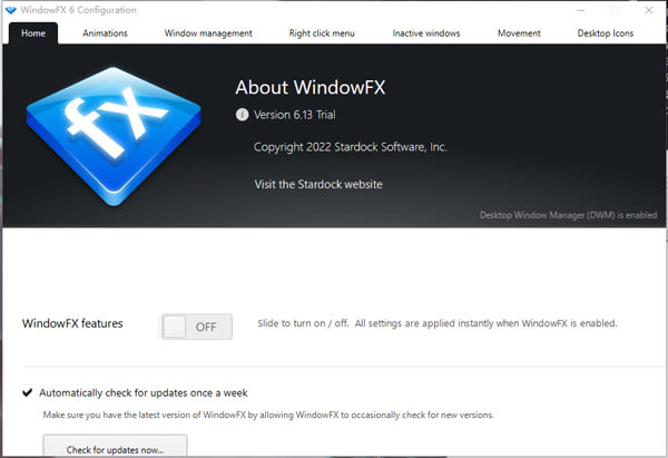 WindowFX°ءWindowFX° v6.13 pc