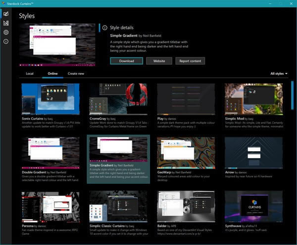 Stardock Curtainsٷ汾ءStardock Curtains(Win10) v9.5.3.0 ٷ汾