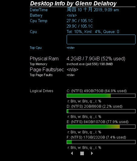 Desktop InfoɫءDesktop Info(ϵͳϢ) v2.0.1 ɫİ