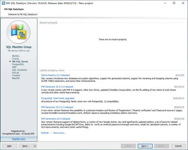 MS SQL Data Sync