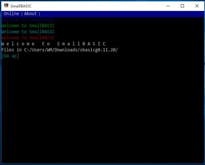 ɱ༭ SmallBASIC-ɱ༭ SmallBASIC v0.11.20ٷ汾