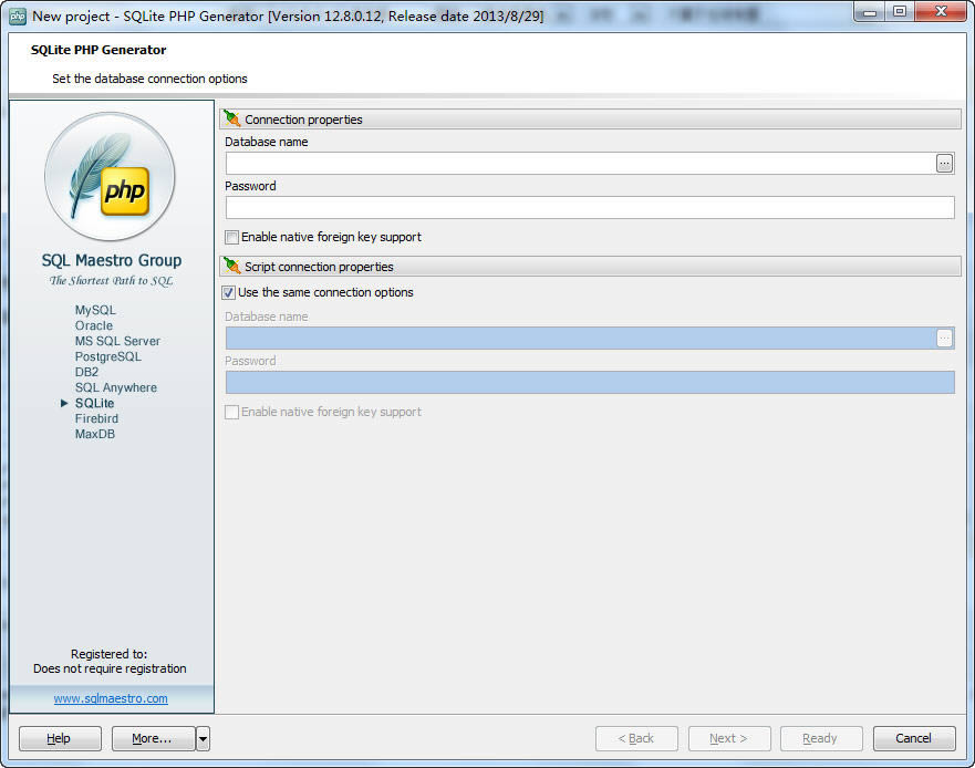 SQLite PHP Generator-PHPű-SQLite PHP Generator v2014.0ٷ汾