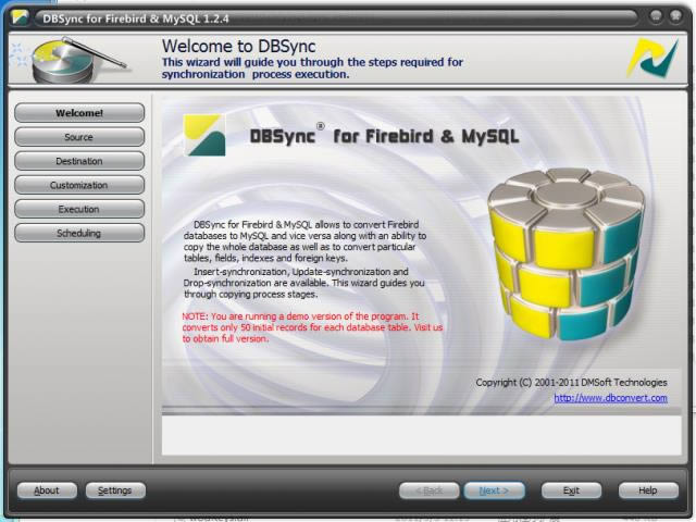 DBSync for Firebird and MySQL-DBSync for Firebird and MySQL v1.2.4ٷ汾