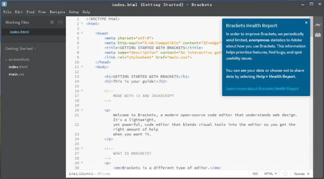 brackets-Դҳ༭-brackets v2.2ٷ汾