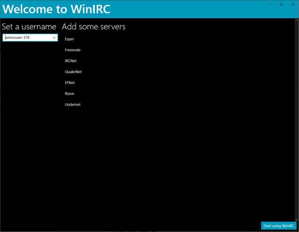 WinIRC-ͨ-WinIRC v1.6.0.0ٷ汾