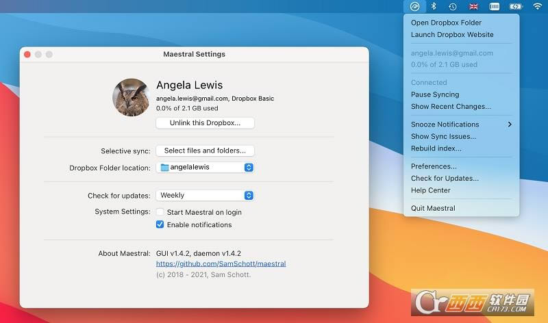 Maestral-ԴDropboxͻ-Maestral v1.5.2 Mac