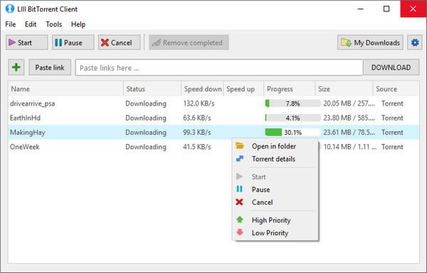 LIII BitTorrent Client-Դļ-LIII BitTorrent Client v0.1.1.5ٷ汾