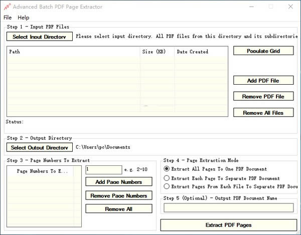 Advanced Batch PDF Page Extractor(PDFҳȡ)