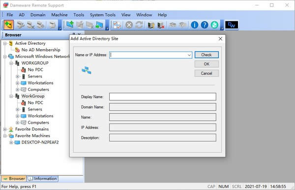 DameWare Remote Support-Զ̿-DameWare Remote Support v12.2.0.1206Ѱ