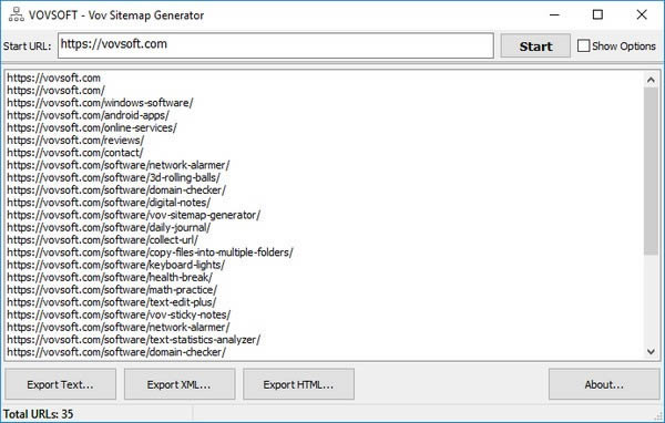 Vov Sitemap Generator-վͼ-Vov Sitemap Generator v3.0ٷ汾