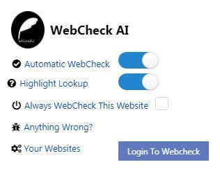 WebCheck AI Chrome-WebCheck AI Chrome v1.3.5ٷ汾ٷ汾