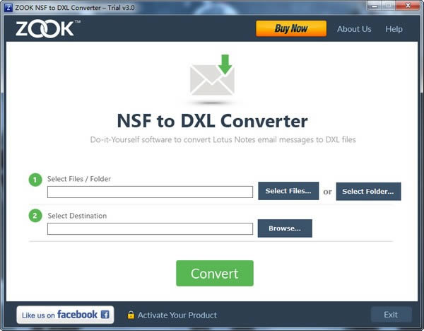 ZOOK NSF to DXL Converterͼ