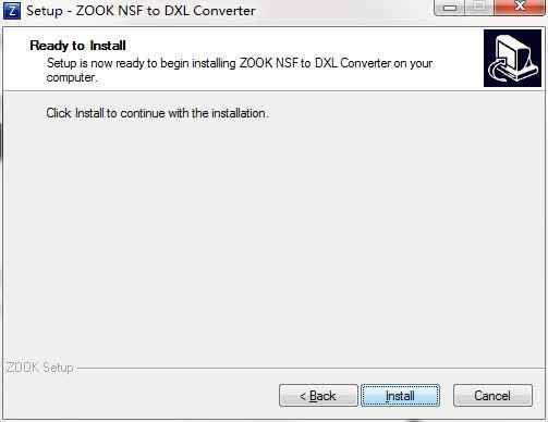 ZOOK NSF to DXL Converterͼ