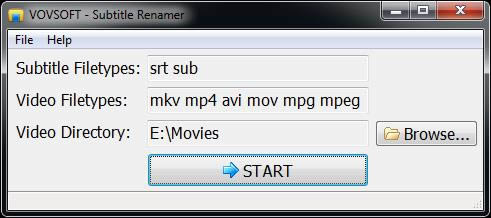 Vovsoft Subtitle Renamer-Ļļ-Vovsoft Subtitle Renamerd v1.5ٷ汾
