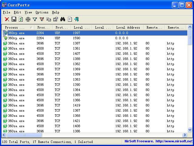 Ӽ⹤-CurrPorts-Ӽ⹤ v2.63 ɫѰ