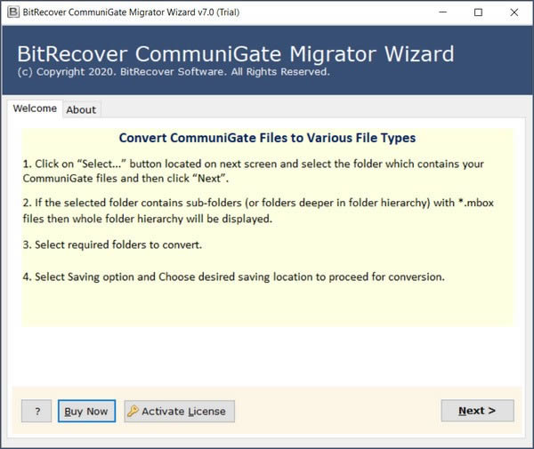 BitRecover CommuniGate Migrator Wizard-ʼǨƹ-BitRecover CommuniGate Migrator Wizard v7.8.0ٷ汾