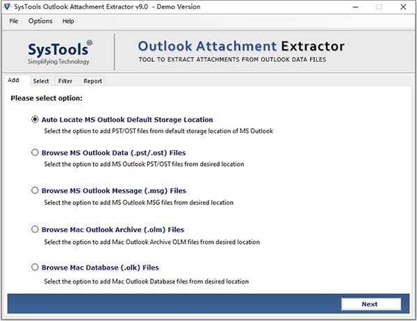 SysTools Outlook Attachment Extractor-ʼȡ-SysTools Outlook Attachment Extractor v9.0ٷ汾ٷ汾