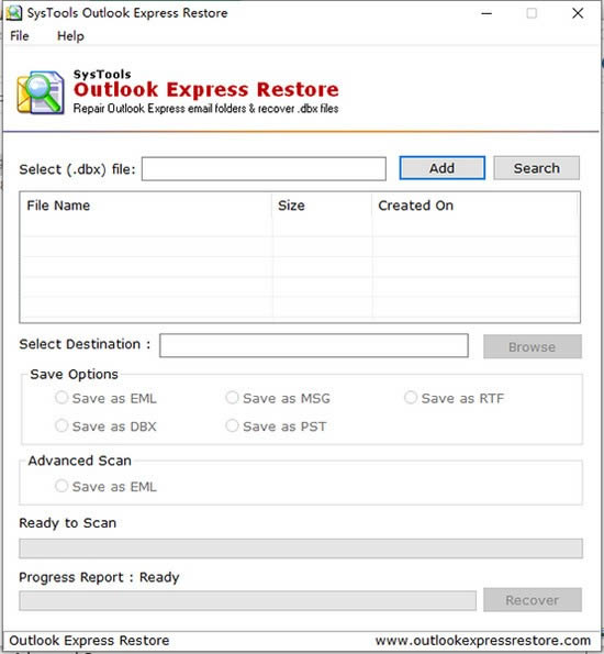 SysTools Outlook Express Restore-ʼָ-SysTools Outlook Express Restore v3.1ٷ汾