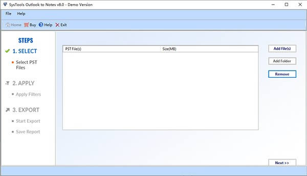 SysTools Outlook to Notes-ʼ-SysTools Outlook to Notes v8.0ٷ汾