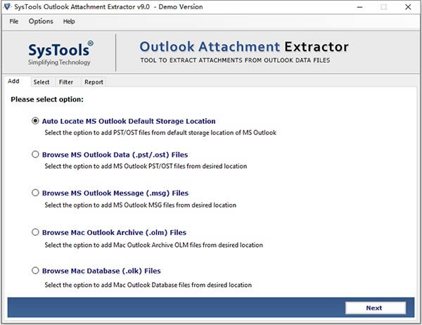 SysTools Outlook Attachment Extractor-ʼȡ-SysTools Outlook Attachment Extractor v9.0ٷ汾