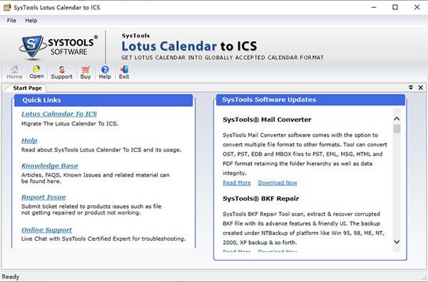 SysTools Lotus Calendar To ICS-ʼ-SysTools Lotus Calendar To ICS v1.0ٷ汾