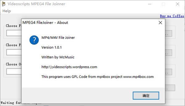 Videoscripts MPEG4 File Joiner-MP4Ƶϲ-Videoscripts MPEG4 File Joiner v1.0.1ٷ汾