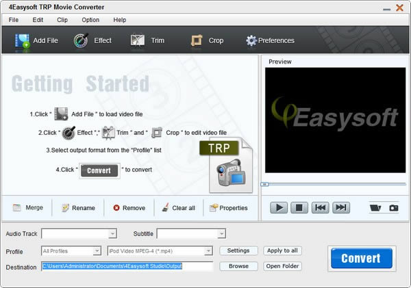 4Easysoft TRP Movie Converter-TRPӰʽDQ-4Easysoft TRP Movie Converterd v3.2.26ٷ汾