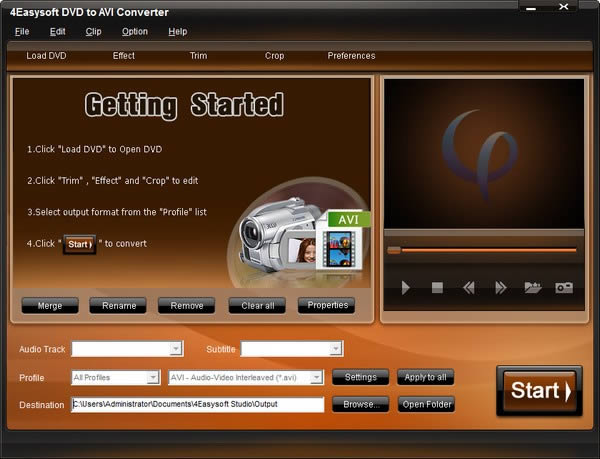 4Easysoft DVD to AVI Converter-DVDAVIת-4Easysoft DVD to AVI Converter v3.2.20ٷ汾