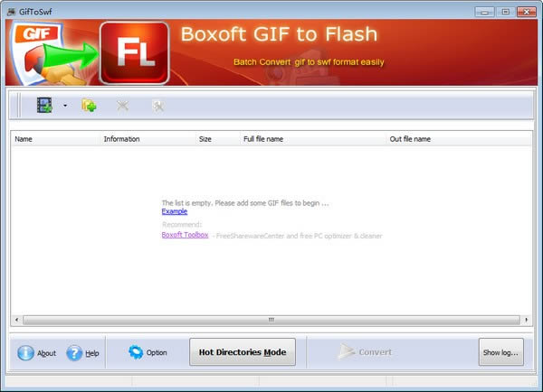 Boxoft GIF To Flash-Ƶʽת-Boxoft GIF To Flash v1.2.0ٷ汾