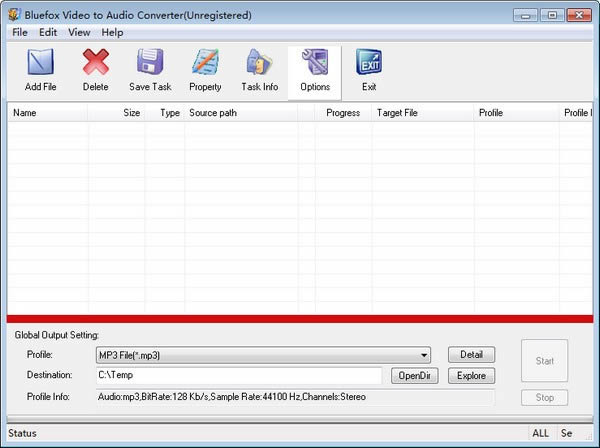 Bluefox Video to Audio Converter-ƵƵת-Bluefox Video to Audio Converter v3.01ٷ汾