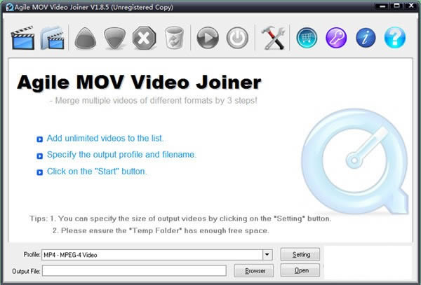 Agile MOV Video Joiner-ҕlϲ-Agile MOV Video Joinerd v1.8.5ٷ汾