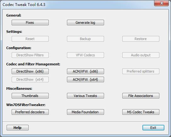 K-Lite Codec Tweak Tool-ɨ޸-K-Lite Codec Tweak Tool v6.5.0.0ٷ汾