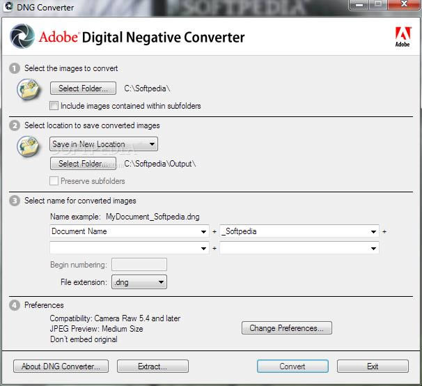 aƬDQDNGʽ Adobe DNG Converter-aƬDQDNGʽ Adobe DNG Converterd v8.4.5ٷ汾