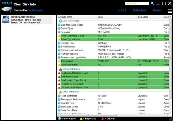 Clear Disk Info()