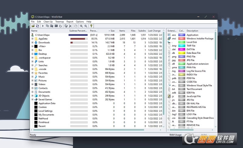 WinDirStatռ÷-WinDirStatռ÷ v1.1.2 ٷ汾
