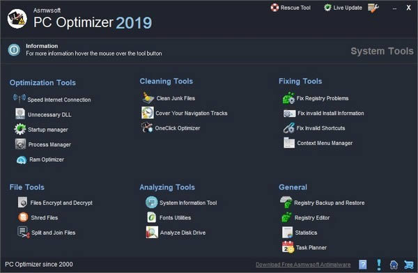 Asmwsoft PC Optimizer-ϵͳŻ-Asmwsoft PC Optimizer v12.0.3094Ѱ