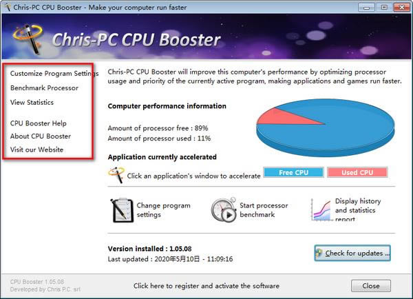 Chris-PC CPU Booster-CPUŻ-Chris-PC CPU Booster v1.24.24Ѱ