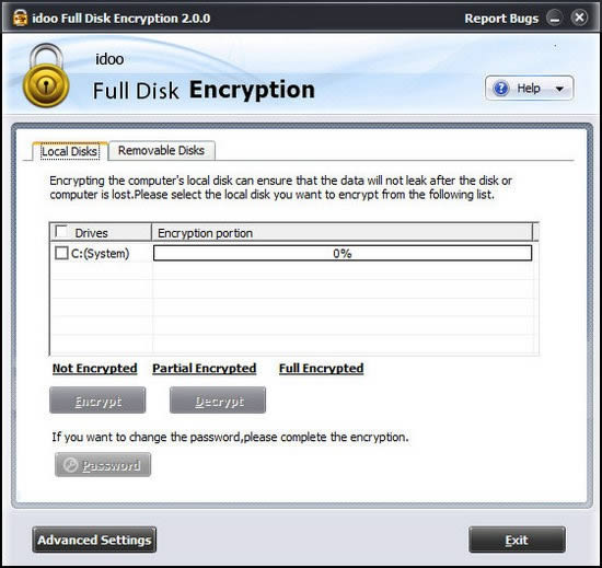 idoo Full Disk Encryption-Ӳ̼-idoo Full Disk Encryption v2.0.0ٷ汾